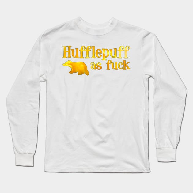 Yellow House Huffle AF Long Sleeve T-Shirt by baranskini